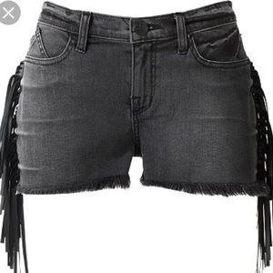 Rock & Repubic Lolita denim fringe shorts